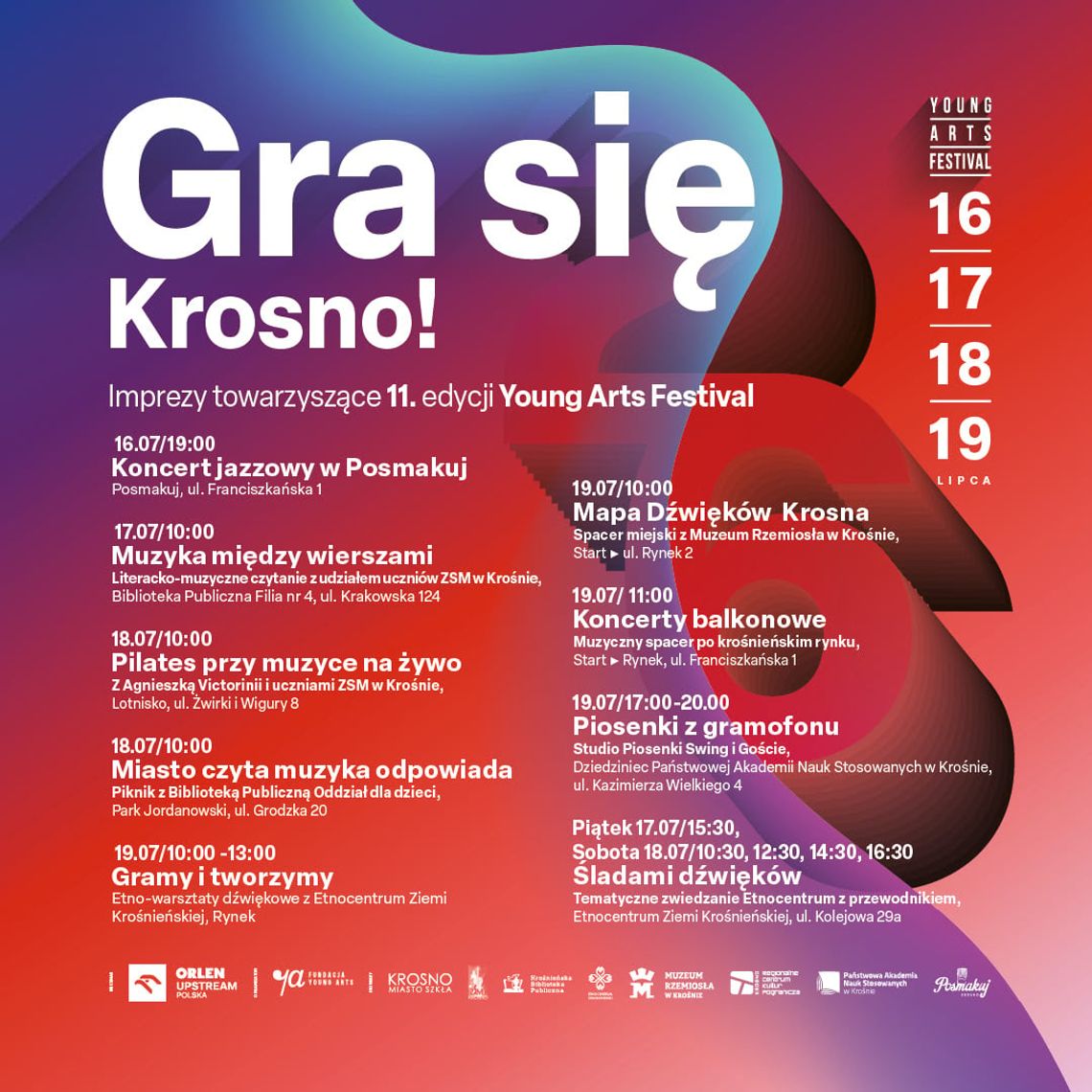 Young Arts Festival 2026: muzyka, spotkania i festiwalowe atrakcje w całym Krośnie Young Arts Festival 2026: muzyka, spotkania i festiwalowe atrakcje w całym Krośnie