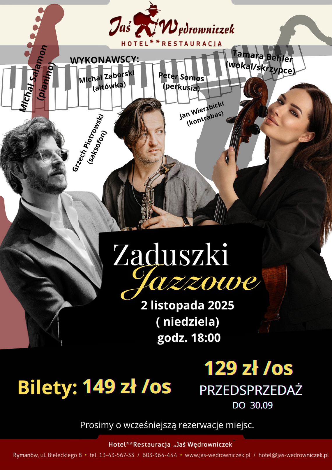 Zaduszki w dźwiękach jazzu, folku i klasyki