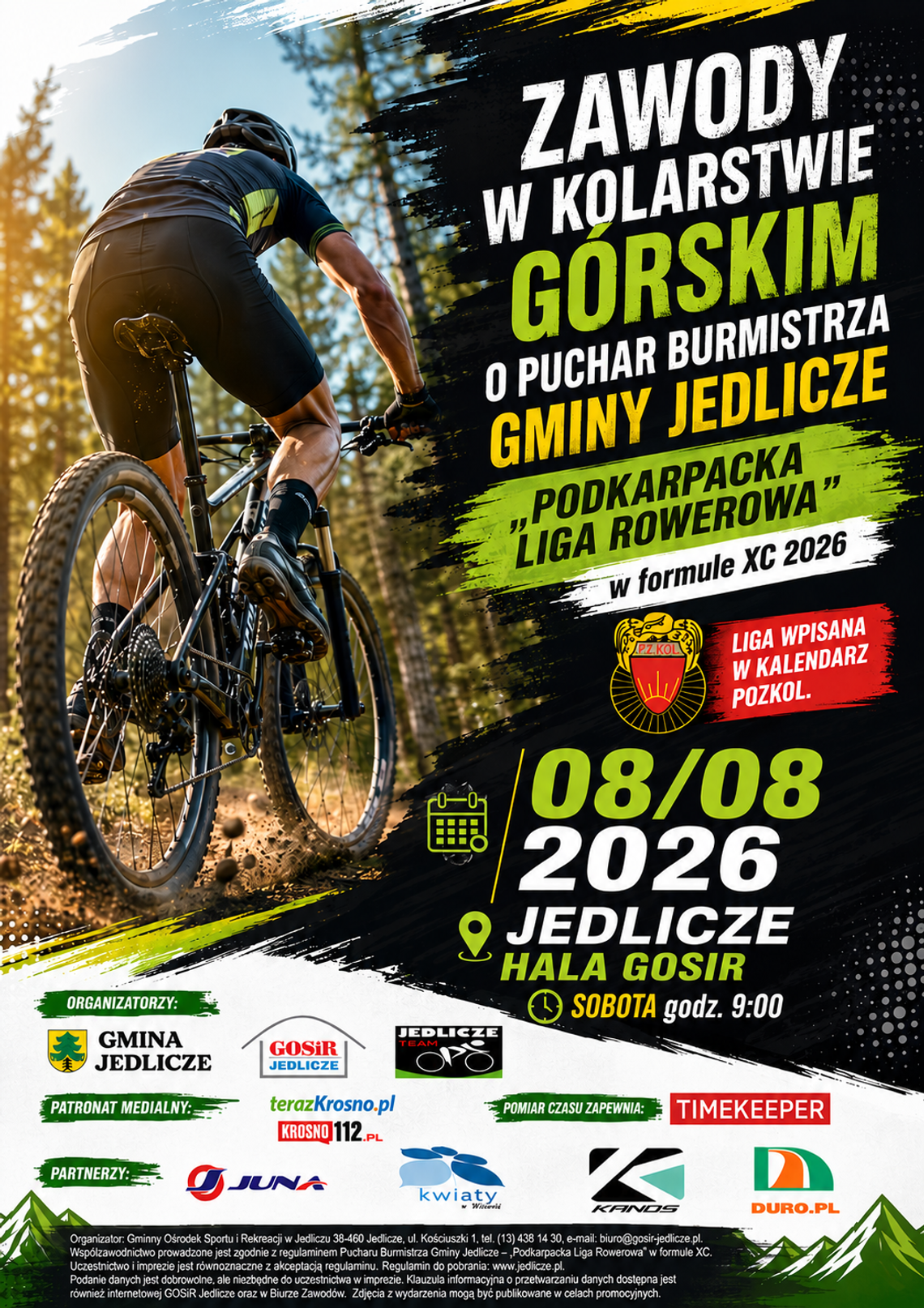 Zawody MTB o Puchar Burmistrza Gminy Jedlicze Zawody MTB o Puchar Burmistrza Gminy Jedlicze