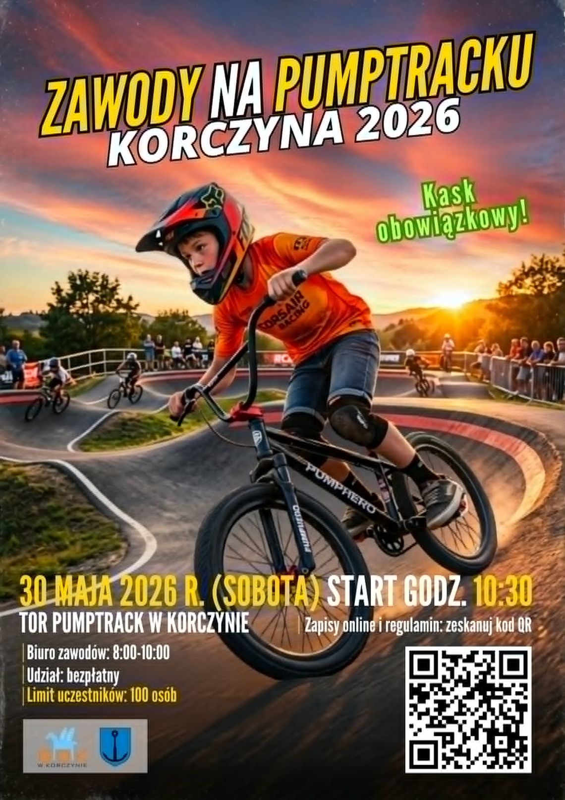 Zawody na Pumptracku Korczyna 2026 Zawody na Pumptracku Korczyna 2026