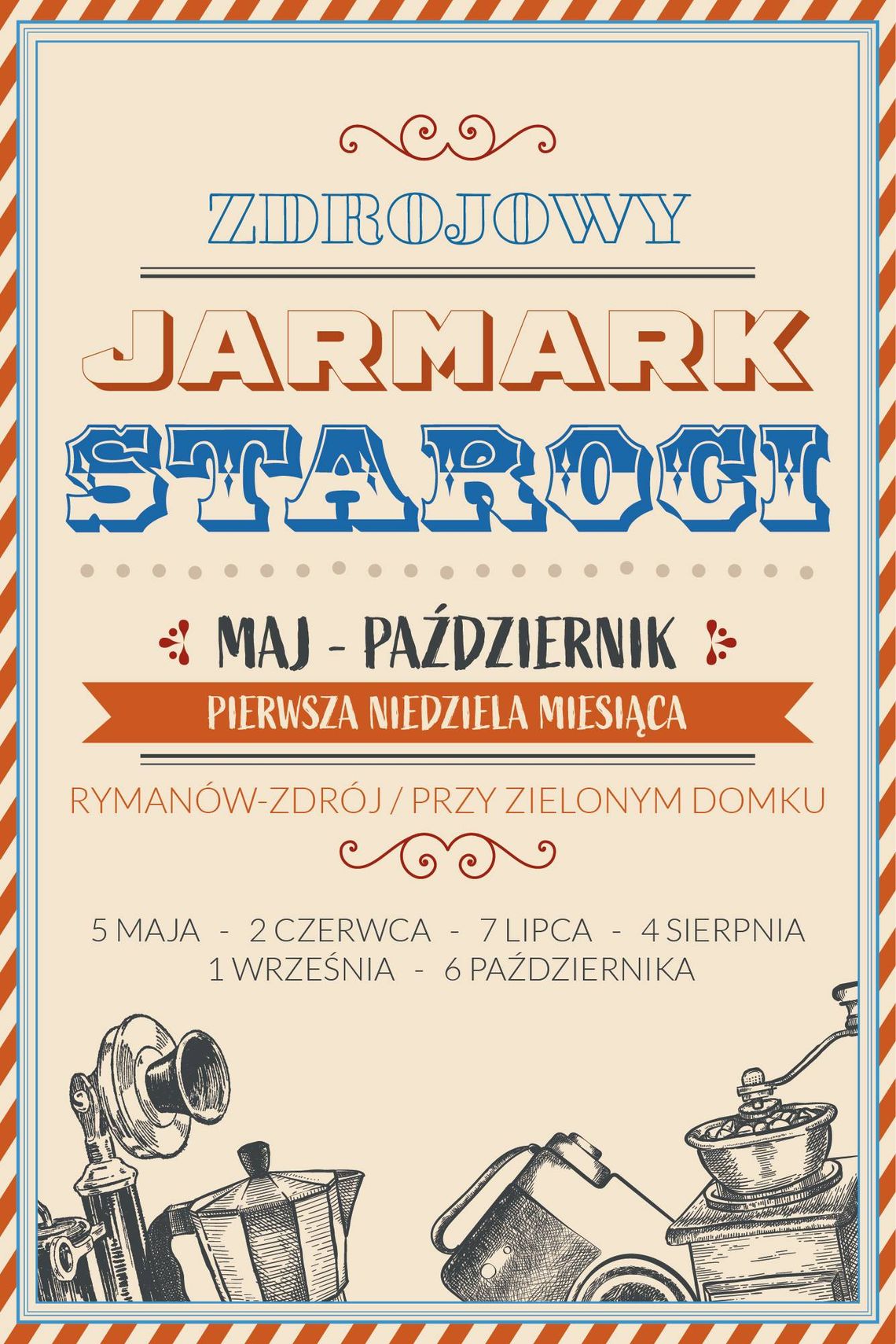 Zdrojowy Jarmark Staroci w Rymanowie-Zdroju Zdrojowy Jarmark Staroci w Rymanowie-Zdroju