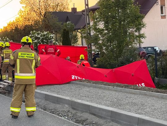Tragiczny wypadek w Woli Niżnej. Nie żyje motocyklista