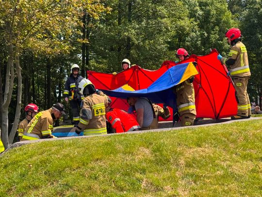 Wypadek na pumptracku w Korczynie. Poszkodowany 14 latek w ciężkim stanie