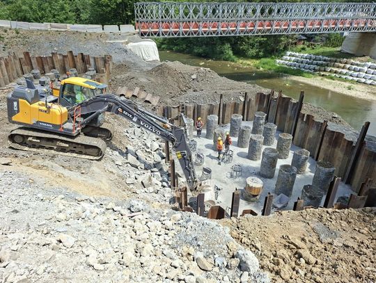 Postęp prac na S19 Dukla–Barwinek: intensywne prace ziemne