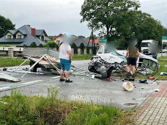 Poważny wypadek na granicy Teodorówki i Nadola
