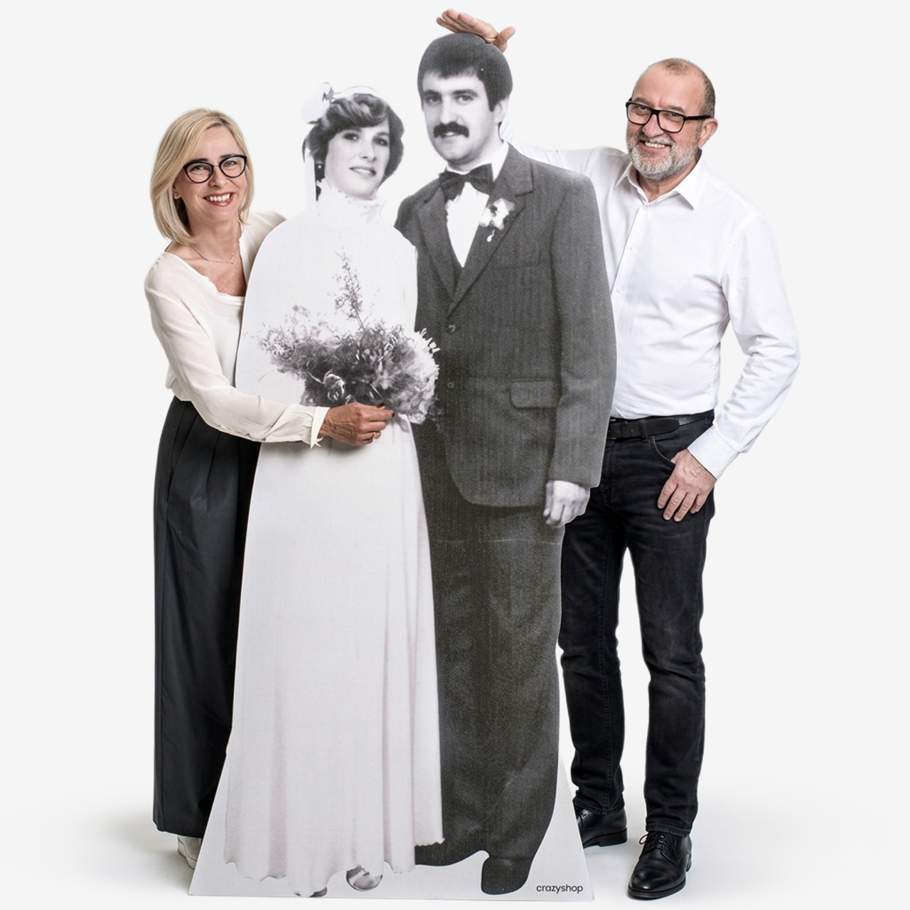 Stand personalizowany PARA MŁODA dekoracja na rocznicę ślubu, prezent na rocznicę ślubu