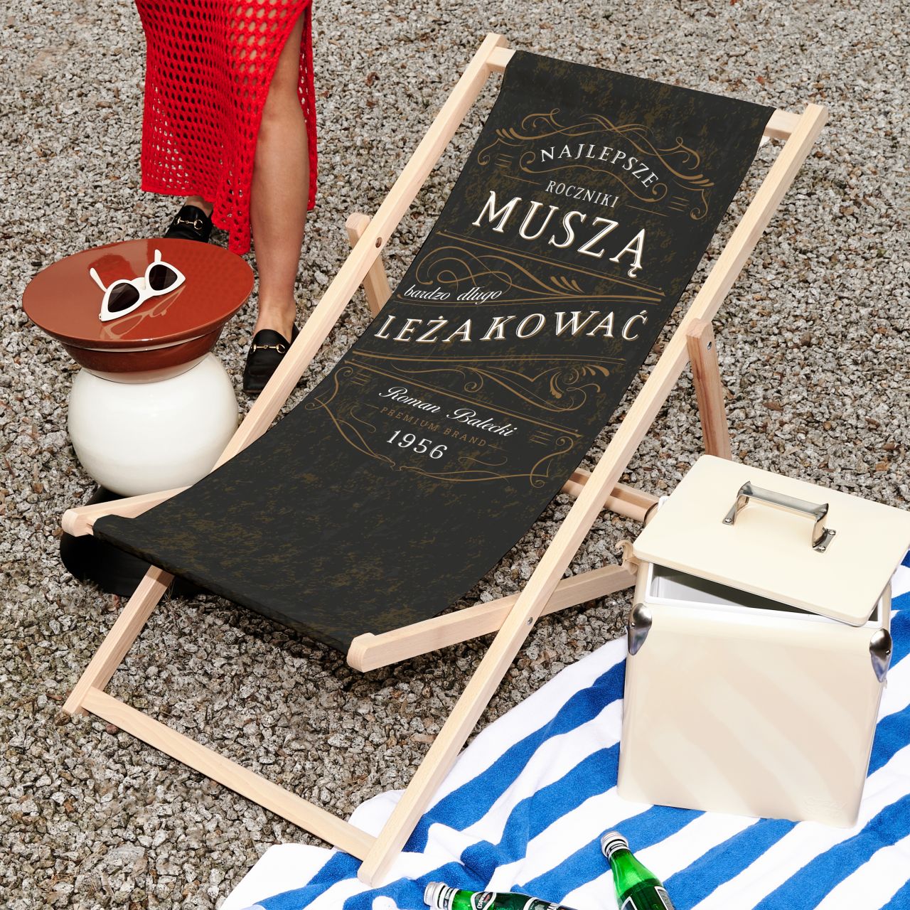 Leżak DLA AMATORÓW WHISKY prezent na urodziny