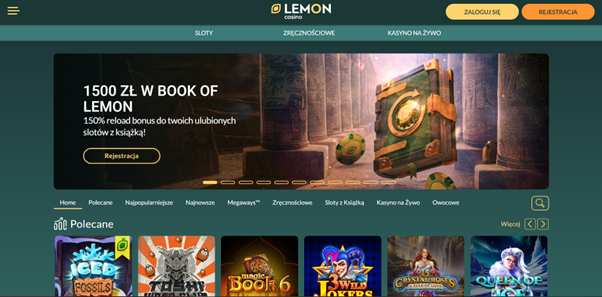 lemon casino logowanie Zasoby: strona internetowa