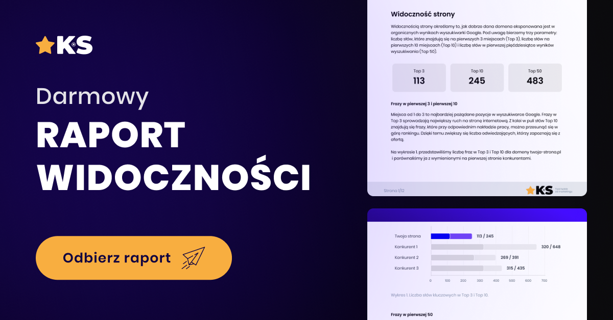 darmowy raport widoczności